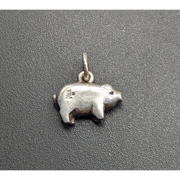 James Avery Retired Rare Sterling Silver Pig Piggy Piglet Farm Animal Charm - Picture 9 of 10